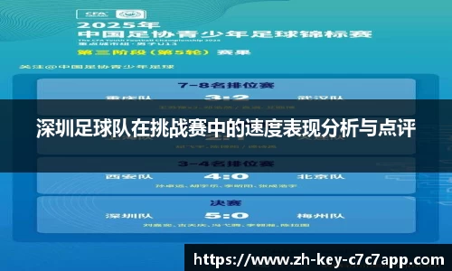 深圳足球队在挑战赛中的速度表现分析与点评
